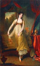 Копия картины "portrait of mademoiselle hilligsberg" художника "хоппнер джон"