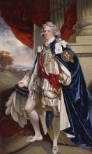Репродукция картины "portrait of george iv, when prince of wales" художника "хоппнер джон"