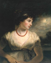 Картина "jane elizabeth, countess of oxford" художника "хоппнер джон"