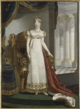 Копия картины "empress marie-louise" художника "бенуа мари-гийемин"