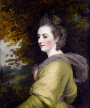 Картина "lady romney, frances wyndham" художника "хоппнер джон"