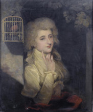 Картина "portrait of mrs young" художника "хоппнер джон"