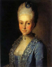 Картина "portrait of alexandra perfilyeva, n&#233;e countess tolstaya" художника "христинек карл людвиг"