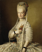 Копия картины "portrait of sarah cook" художника "христинек карл людвиг"