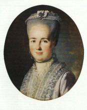 Картина "portrait of an unknown woman" художника "христинек карл людвиг"