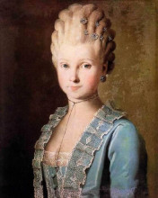 Картина "portrait of a woman" художника "христинек карл людвиг"