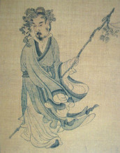 Копия картины "portrait of t&#39;ao ch&#39;ien" художника "хуншоу чень"
