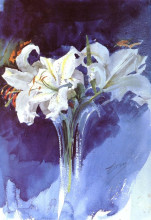 Картина "white lilies" художника "цорн андерс"