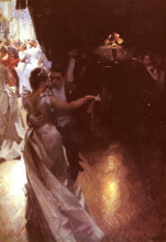 Копия картины "waltz" художника "цорн андерс"