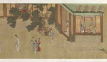 Репродукция картины "spring morning in the han palace (view c)" художника "цю ин"