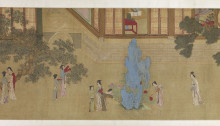Копия картины "spring morning in the han palace (view d)" художника "цю ин"