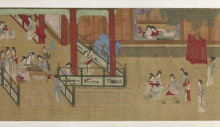 Копия картины "spring morning in the han palace (view g)" художника "цю ин"