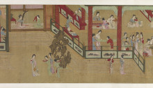Копия картины "spring morning in the han palace (view h)" художника "цю ин"