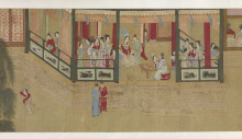 Репродукция картины "spring morning in the han palace (view i)" художника "цю ин"