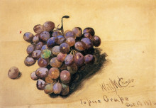 Картина "topaz grapes" художника "чейз уильям меррит"
