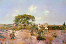 Репродукция картины "shinnecock landscape" художника "чейз уильям меррит"