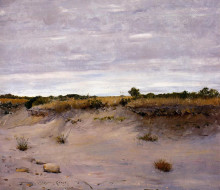 Картина "wind swept sands, shinnecock, long island" художника "чейз уильям меррит"