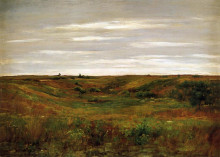 Репродукция картины "landscape - a shinnecock vale" художника "чейз уильям меррит"