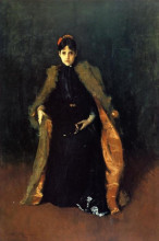 Копия картины "portrait of mrs.c. (alice gerson chase)" художника "чейз уильям меррит"
