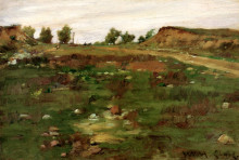 Картина "shinnecock hills" художника "чейз уильям меррит"