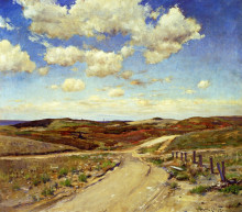 Репродукция картины "shinnecock hills" художника "чейз уильям меррит"