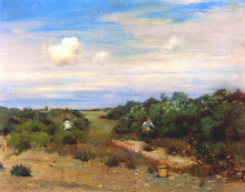 Репродукция картины "shinnecock hills, long island" художника "чейз уильям меррит"