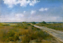 Репродукция картины "shinnecock landscape" художника "чейз уильям меррит"