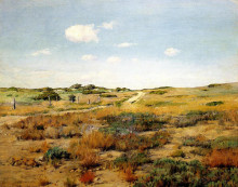 Репродукция картины "shinnecock hills" художника "чейз уильям меррит"
