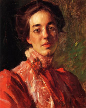 Картина "portrait of elizabeth (betsy) fisher" художника "чейз уильям меррит"