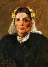 Картина "woman of holland" художника "чейз уильям меррит"