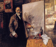Копия картины "self portrait" художника "чейз уильям меррит"