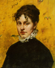 Картина "portrait of the artist&#39;s sister-in-law" художника "чейз уильям меррит"