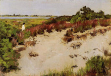 Копия картины "shinnecock landscape" художника "чейз уильям меррит"