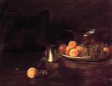 Копия картины "still life - fruit" художника "чейз уильям меррит"