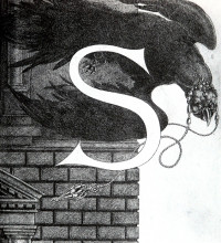 Копия картины "design of initial s" художника "бёрдслей обри"