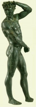 Копия картины "satyr" художника "челлини бенвенуто"