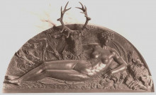 Картина "nymph of fontainebleau" художника "челлини бенвенуто"