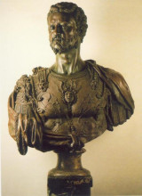 Репродукция картины "bust of cosimo i" художника "челлини бенвенуто"