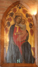 Репродукция картины "madonna and child with seraphim and cherubim" художника "ченнини ченнино"