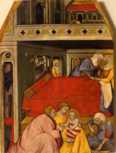 Картина "nativity of the virgin" художника "ченнини ченнино"