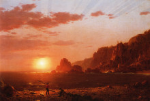 Репродукция картины "grand manan island, bay of fundy" художника "чёрч фредерик эдвин"