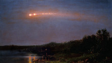 Репродукция картины "the meteor of 1860" художника "чёрч фредерик эдвин"