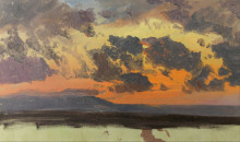 Репродукция картины "sky at sunset, jamaica, west indies" художника "чёрч фредерик эдвин"