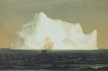 Репродукция картины "the iceberg" художника "чёрч фредерик эдвин"