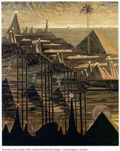 Репродукция картины "аллегро (соната пирамид)" художника "чюрлёнис микалоюс"