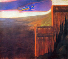 Копия картины "потоп (iii)" художника "чюрлёнис микалоюс"