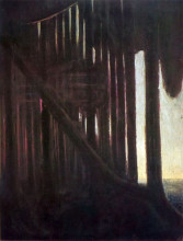 Репродукция картины "шелест леса" художника "чюрлёнис микалоюс"
