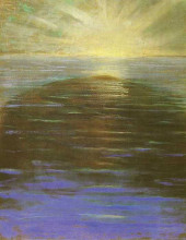Копия картины "deluge (vii)" художника "чюрлёнис микалоюс"