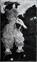 Репродукция картины "mademoiselle de maupin" художника "бёрдслей обри"