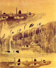 Копия картины "аллегро (соната весны)" художника "чюрлёнис микалоюс"